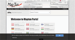 Desktop Screenshot of maptunparts.com